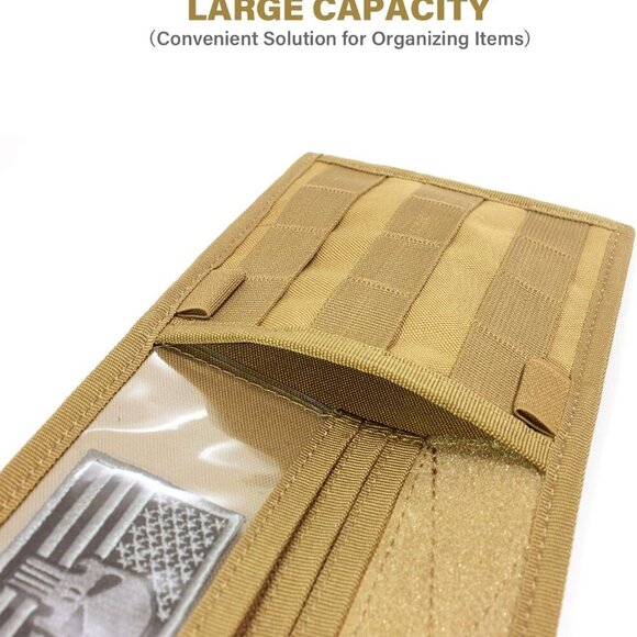 Molle Visor Panel Organizer, Tactical Car Sun Visor Cover Molle Webbing Compatib - Picture 5 of 7